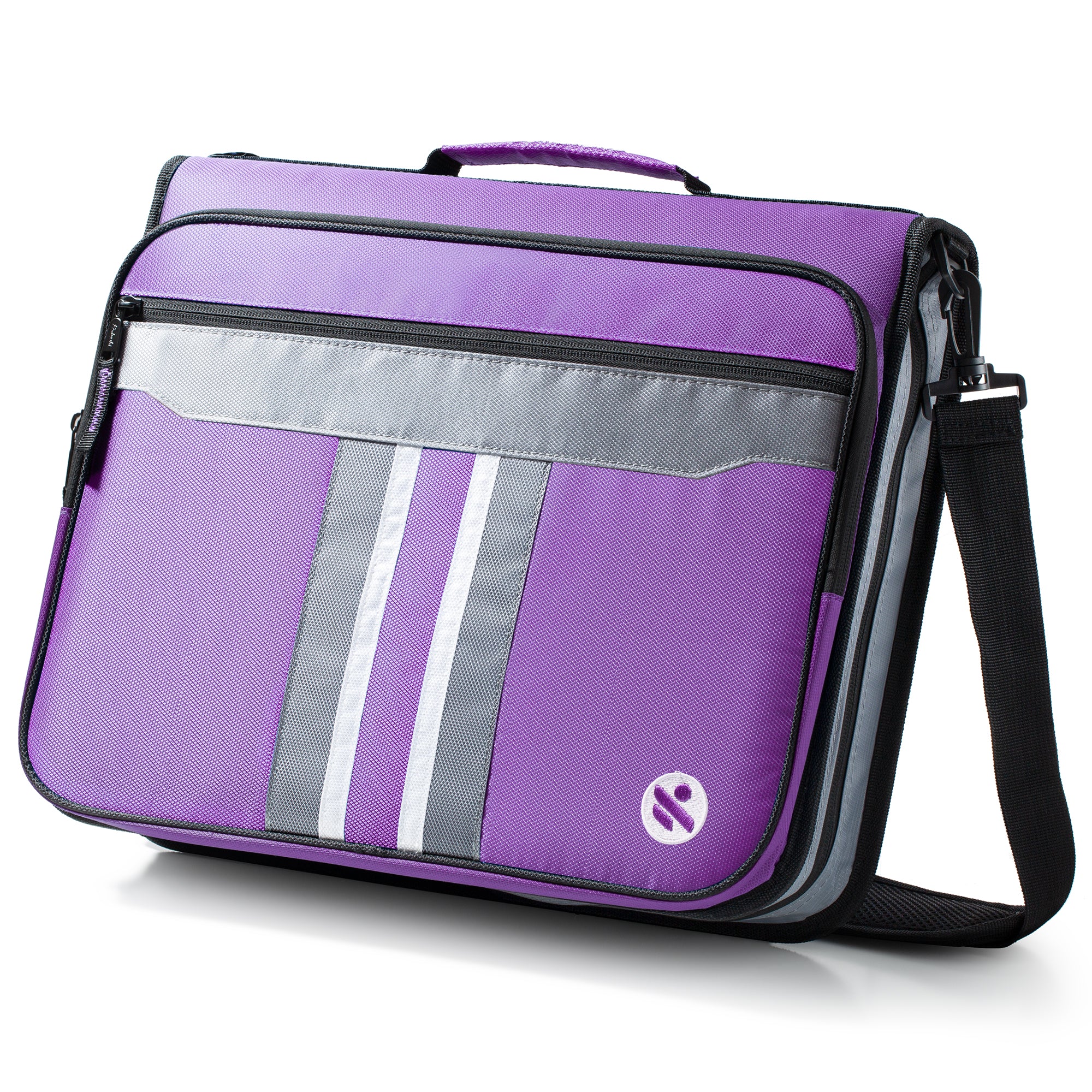 2 Inch Zipper Binder with Laptop Pocket