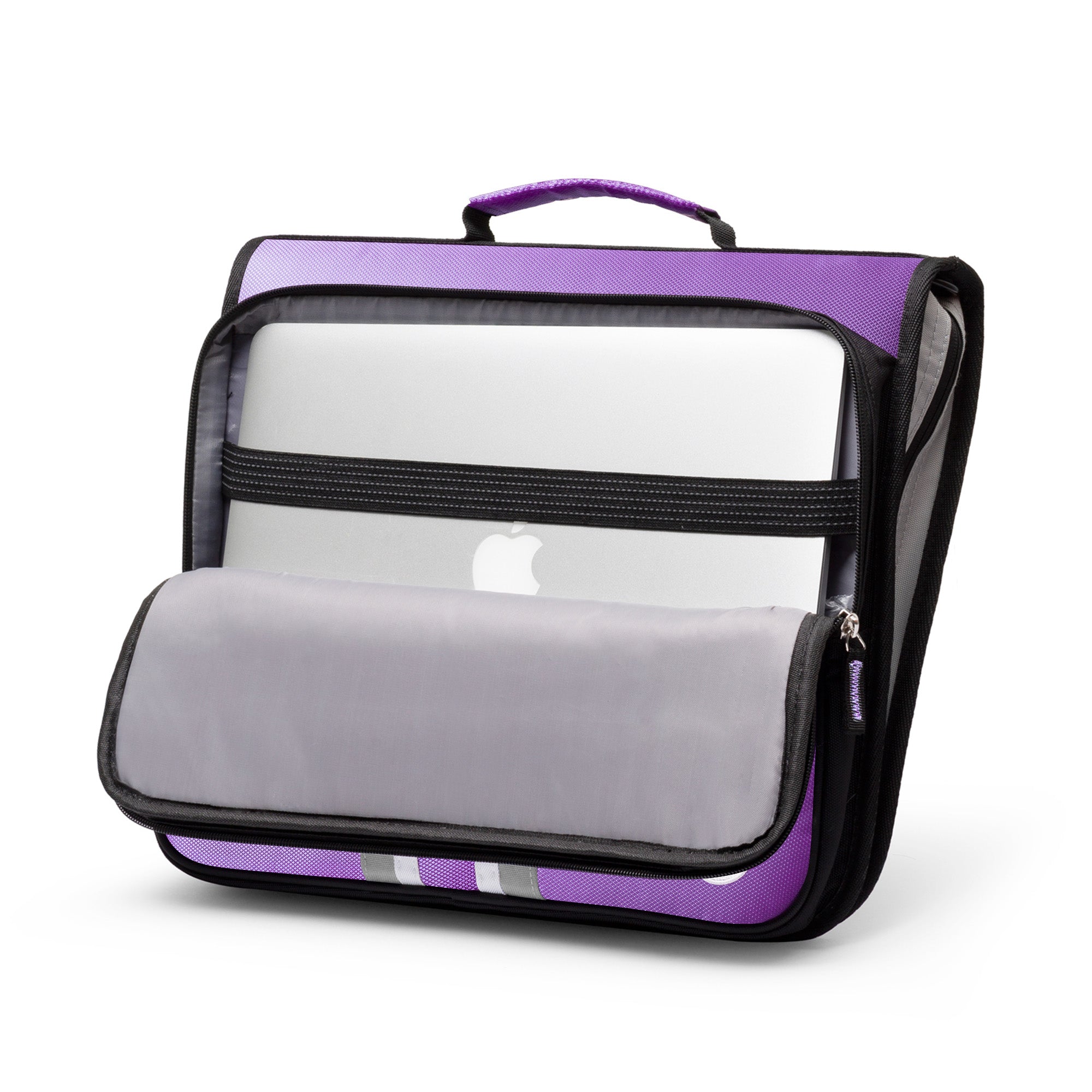 2 Inch Zipper Binder with Laptop Pocket